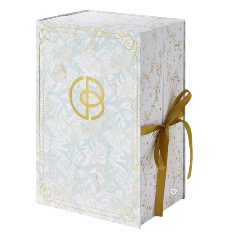 Cult Beauty Advent Calendar 2026 closed box with ribbon on a white background