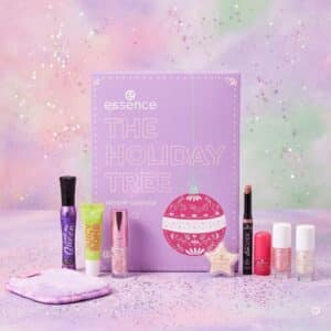 essence Advent Calendar 2026 box with a selection of vegan makeup products