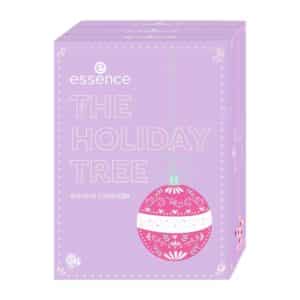 essence Advent Calendar 2026 The Holiday Tree closed lilac box, vegan makeup