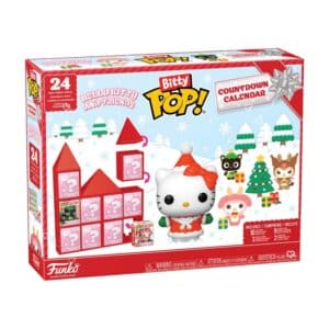 Funko Bitty POP Hello Kitty Advent Calendar 2026 box front with 24 doors