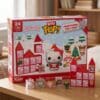 Funko Bitty POP Hello Kitty buildable red castle assembled with Sanrio Bitty POP figures