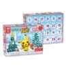 Funko Bitty POP Pokemon advent calendar box front and 24 numbered doors on the back