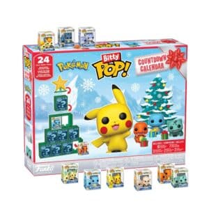 Pokemon Bitty POP figures, buildable Christmas tree and cases from the Funko advent calendar