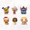 Close-up of exclusive Funko Pocket Pop Disney Christmas figures