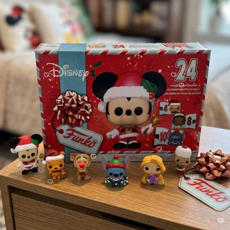 Funko Pocket Pop Disney advent calendar for kids on display with its mini figures