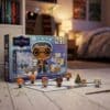 Funko Pocket POP Harry Potter Advent Calendar 2026 confirmed characters in a Hogwarts-themed bedroom, gingerbread trio and Dumbledore variants