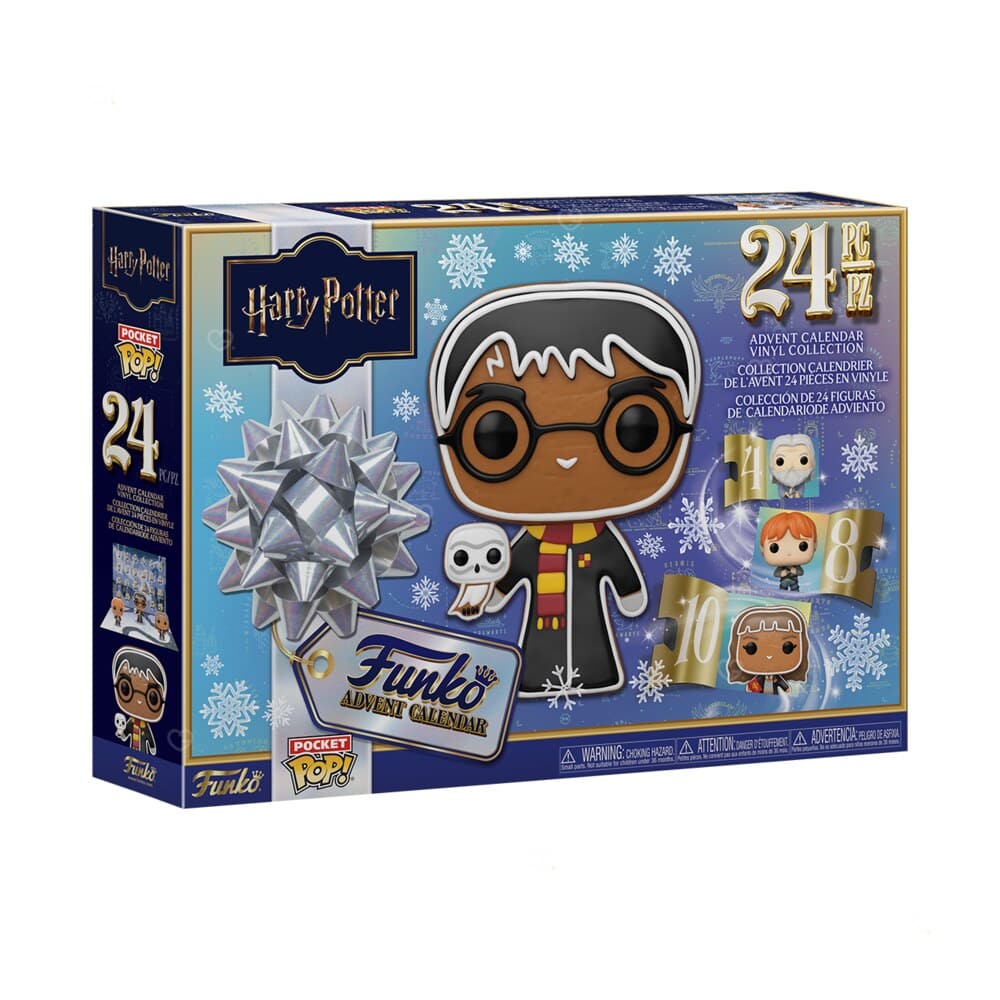 Funko Pocket POP Harry Potter Advent Calendar 2026, closed box with Hogwarts countdown artwork, ref 92917