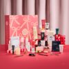 Glossybox Advent Calendar 2026 box with full-size skincare and make-up products laid out