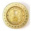 Harry Potter Time Turner Advent Calendar with its three light modes switched on and the stars illuminated