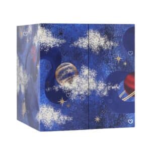 John Lewis Beauty Advent Calendar 2026 closed navy celestial gift box