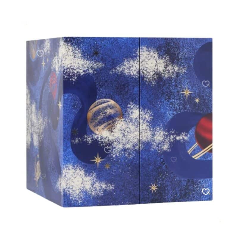 John Lewis Beauty Advent Calendar 2026 closed navy celestial gift box