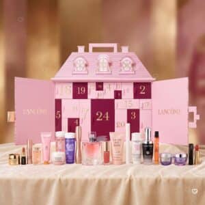 Lancôme Advent Calendar 2026 open with its 24 luxury skincare, makeup and fragrance products