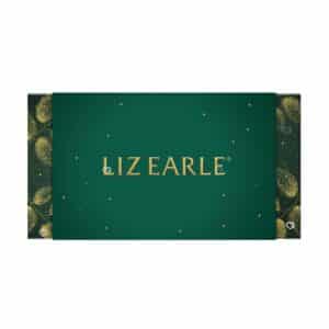 Liz Earle Advent Calendar 2026 closed green box with gold logo