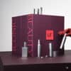Lookfantastic Beauty Advent Calendar 2026 full-size beauty bottles and lipstick arranged around the box