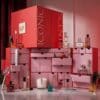 Lookfantastic Fragrance Advent Calendar 2026, Iconic Scents red box above the open drawers in a festive setting