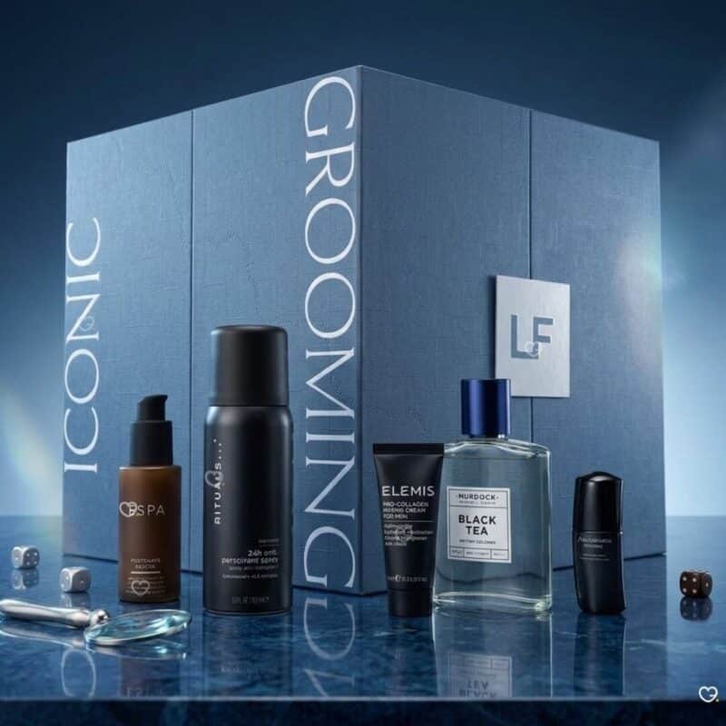 Lookfantastic grooming advent calendar 2026 full product line-up for a mens skincare routine