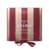 Manucurist Advent Calendar 2026 Time to Shine closed box in burgundy and rose gold stripes