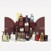 All 24 products of the Molton Brown Advent Calendar 2026 laid out, fragrances, candles and body care