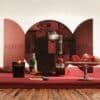 Molton Brown Advent Calendar 2026 open showing numbered drawers, candle, bath gel and festive treats