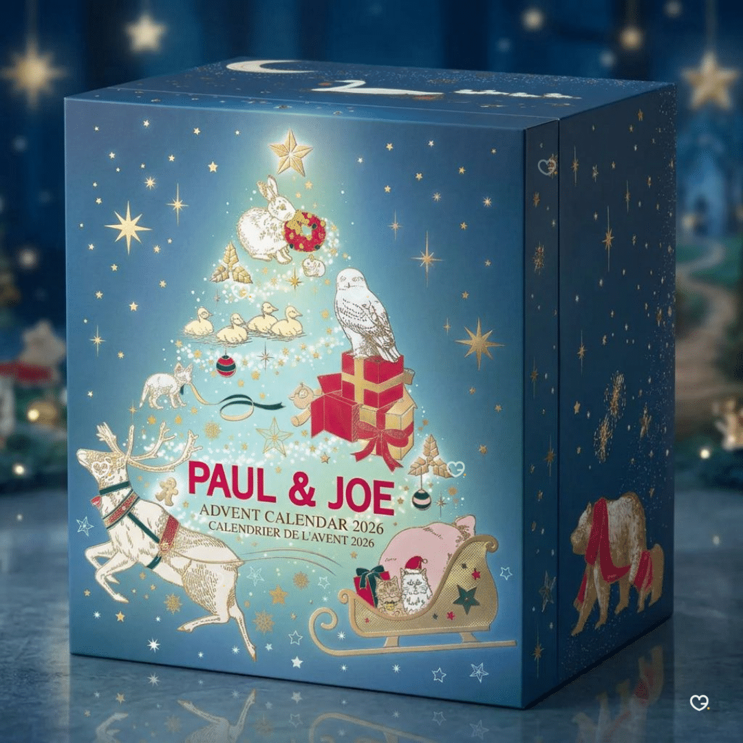 Paul And Joe Advent Calendar 2026: Navy Drawer Box & 5 Exclusives