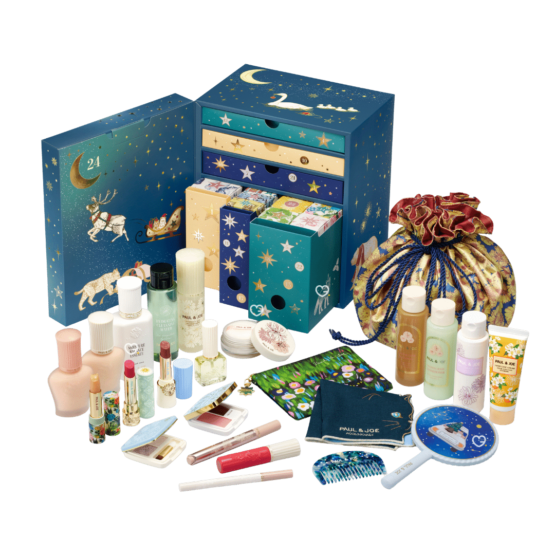 Paul And Joe Advent Calendar 2026: Navy Drawer Box & 5 Exclusives