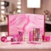 Revolution Beauty 2026 beauty advent calendar open on a makeup vanity