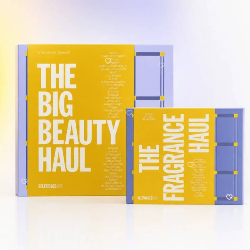 Selfridges The Fragrance Haul beside The Big Beauty Haul advent calendars 2026