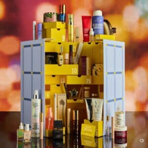 Selfridges Advent Calendar 2026 The Big Beauty Haul open with all products on display