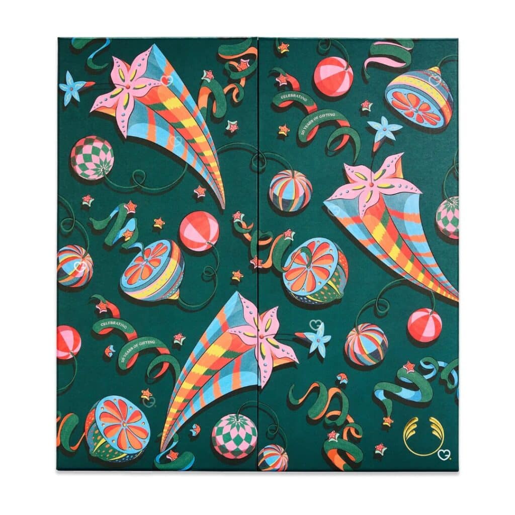 The Body Shop Ultimate Advent Calendar 2026 closed box with festive teal design