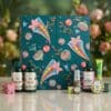 The Body Shop Ultimate Advent Calendar 2026 skincare advent calendar in a festive setting