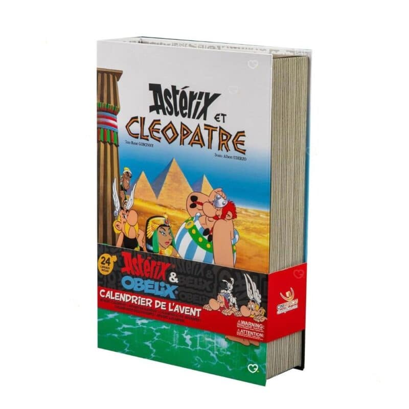 Cinereplicas Asterix & Cleopatra Advent Calendar 2026 closed comic-book collector box