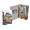 Asterix & Cleopatra Advent Calendar 2026 open showing the 24 numbered comic-panel doors