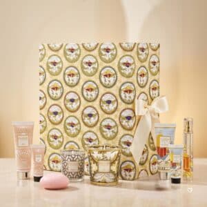 Baobab Collection Advent Calendar 2026 open box showing mini candles and care products