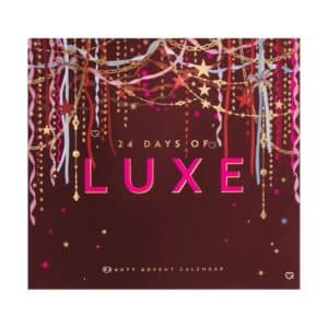 Boots 24 Days of Luxe Beauty Advent Calendar 2026 closed box, front view
