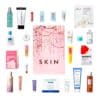The 24 skincare products of the Boots Advent Calendar 2026 laid flat