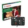 Bosch Advent Calendar 2026 open fabric bag with the tools stored inside