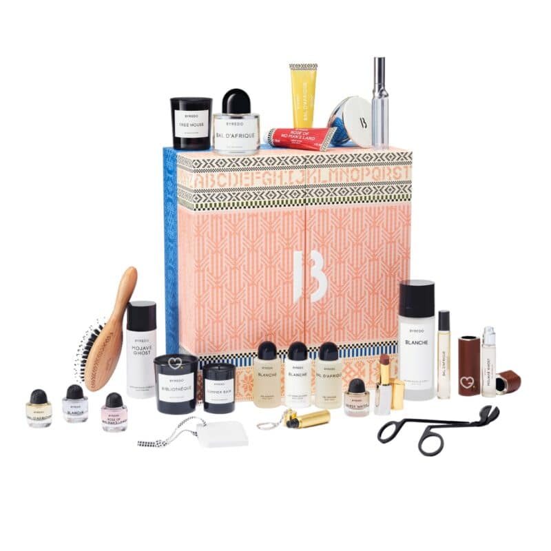 Byredo Advent Calendar 2026 full contents laid out