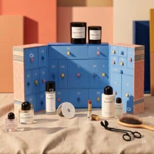 Byredo Advent Calendar 2026 open box showing the 25 products