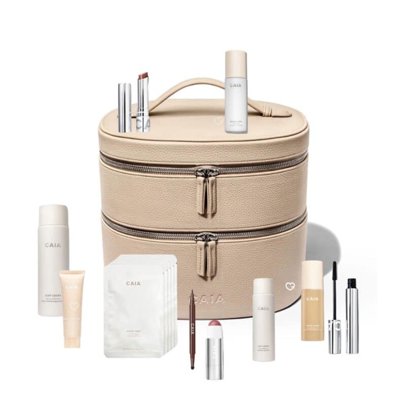 CAIA Advent Calendar 2026 case with its full-size makeup and beauty products