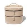CAIA Advent Calendar 2026 two-tier vegan-leather beauty case, closed