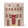 Catrice Advent Calendar 2026 House Of Gold, golden house-shaped box with red bow, front view on white background