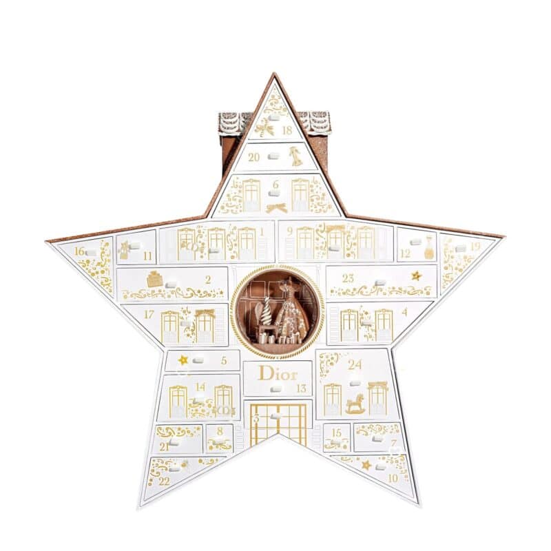 Dior Advent Calendar 2026 open star box on a white background