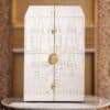 Christian Dior advent calendar 2026 numbered trunk, 30 Avenue Montaigne facade