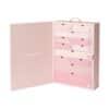 Dyson Advent Calendar 2026 open box revealing 12 Supersonic Travel drawers in graduated pink
