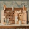 ESPA luxury advent calendar 2026 open on marble with silk scrunchie