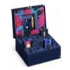 Guerlain luxury advent calendar 2026 open, door 24 revealing a Rouge G lipstick and an Aqua Allegoria fragrance