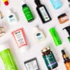 Flat lay of all skincare, hair and body products in the Holland & Barrett Advent Calendar 2026