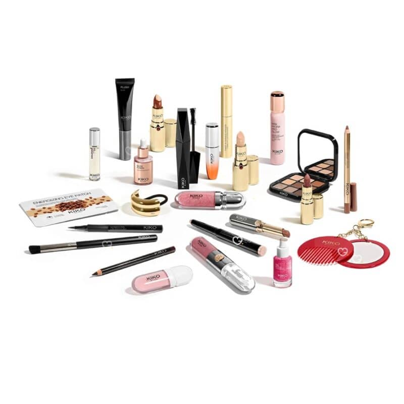 Kiko Advent Calendar 2026 all products in a flat lay