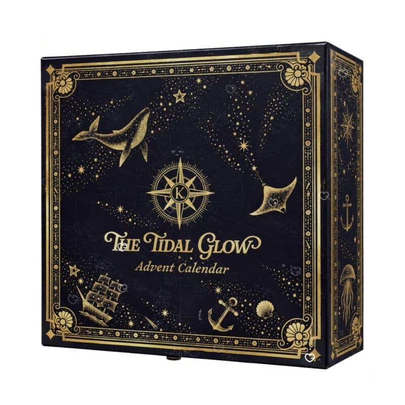 Korean Skincare The Tidal Glow Advent Calendar 2026 closed box on a white background