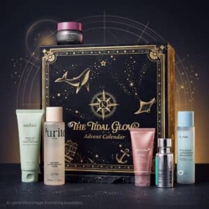 Korean Skincare Advent Calendar 2026 full-size K-beauty products styled scene